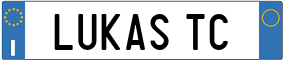 Truck License Plate